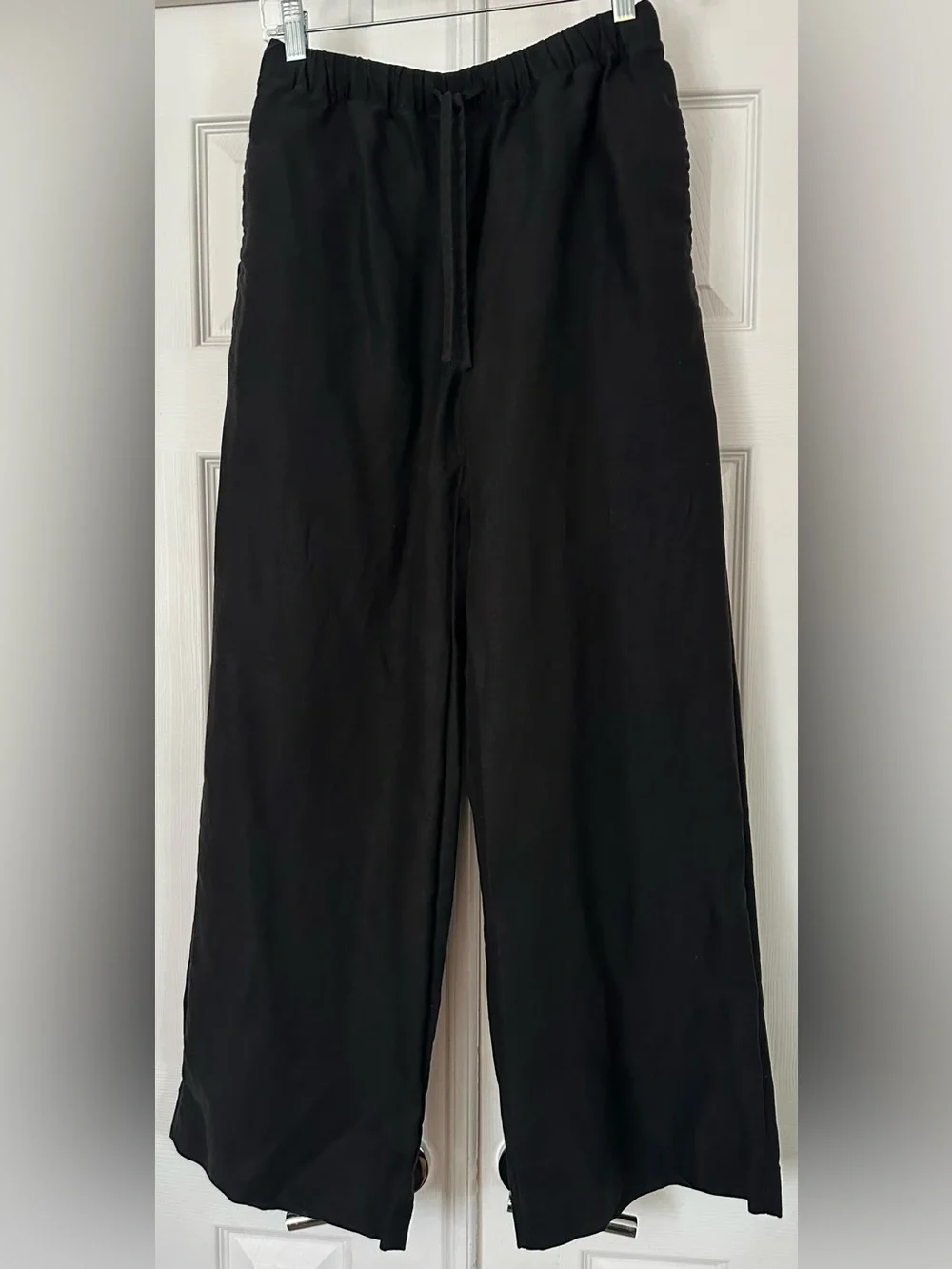 Aritzia Wilfred  the lodge pant cruiselinen linen blend pants black size small
